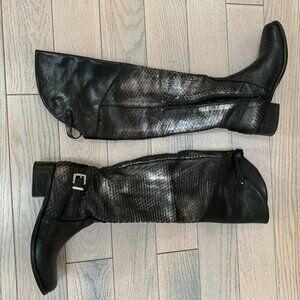 Genuine Leather Boots made in Italy like new condition Size 38